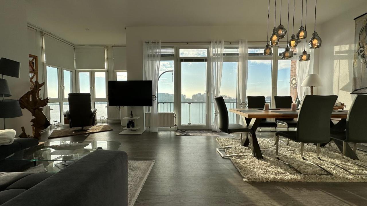 Ferienwohnung Mit Blick Aufs Meer In Wilhelmshaven Exterior foto